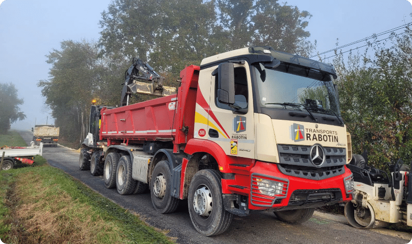 Agence de Bordeaux Transports Rabotin TP 8x4