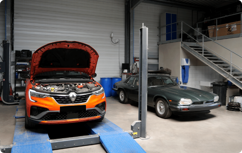 Atelier V8 travaux de mecanique