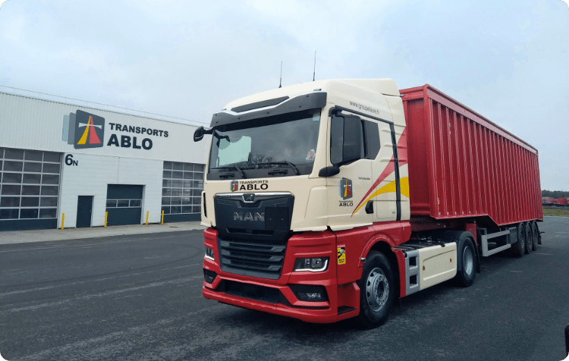 Groupe Laure transport vrac solide benne